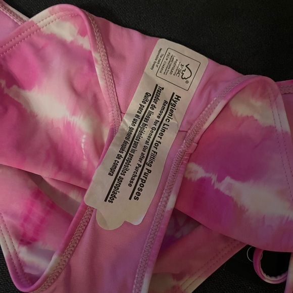 Pink tye-dyed bikini bottoms - Picture 5 of 8
